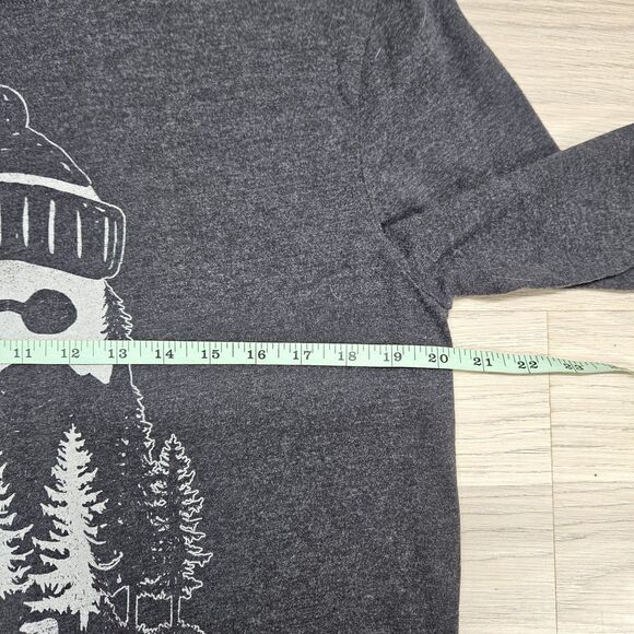 Life Is Good Mens Gray Crusher Tee Longsleeve Keep It Wild Mountain Man Size... - Picture 5 of 9